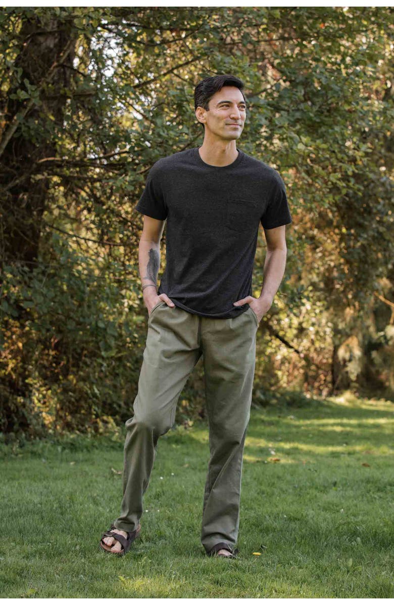 Bridge & Burn Recycled Pocket Tee, Alternate, color, Charcoal Heather