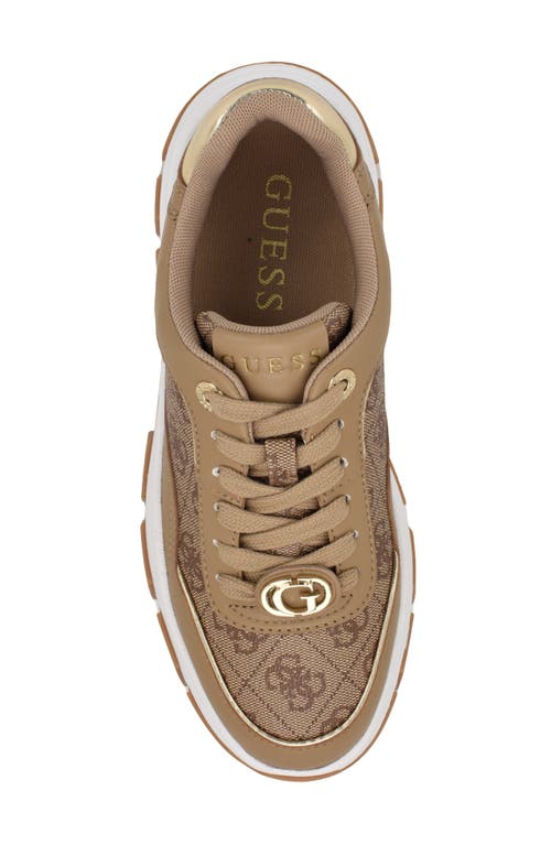 Guess Berrett Sneaker In Light Natural