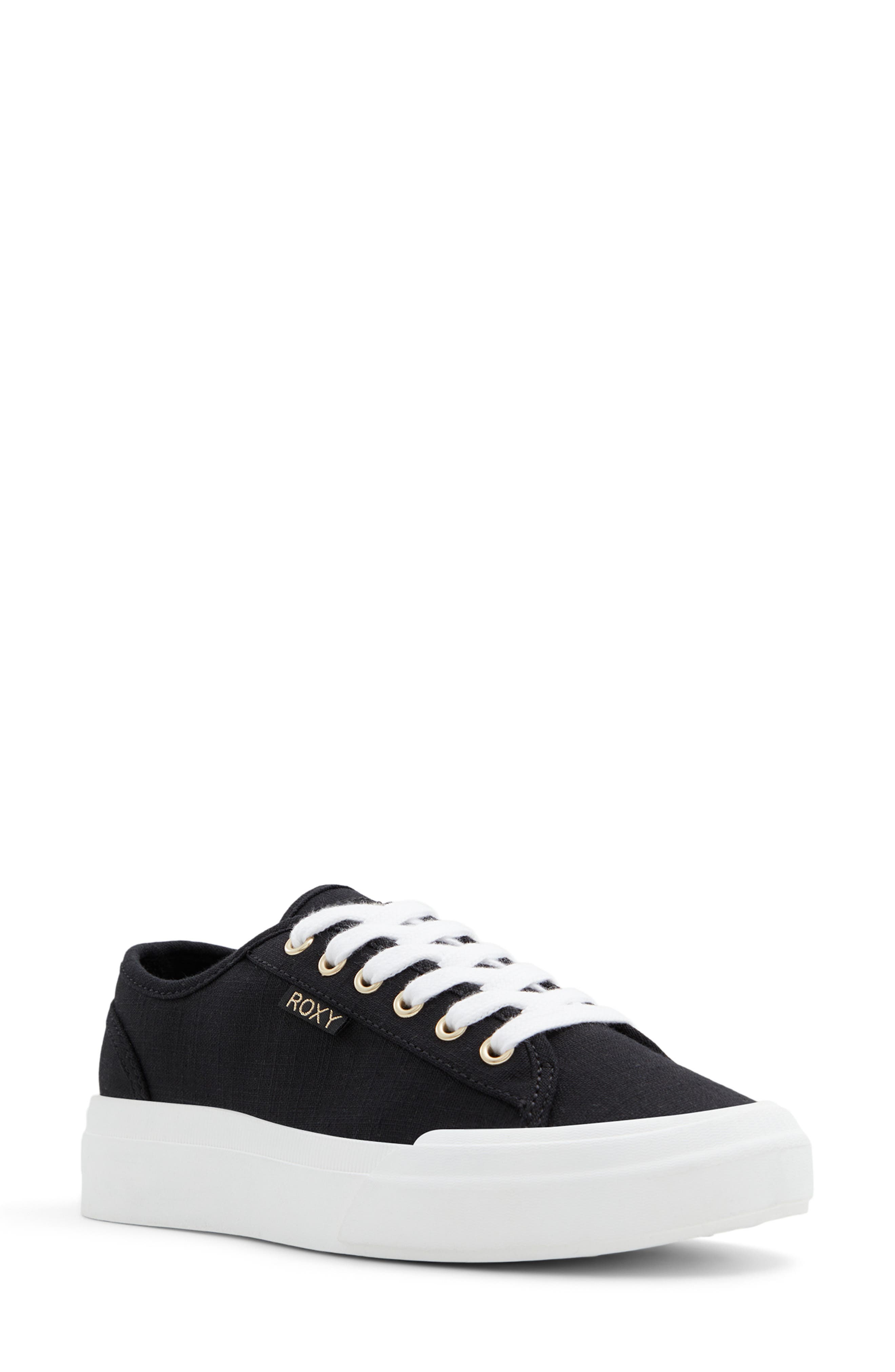 Roxy Marina Sneaker, Main, color, Black