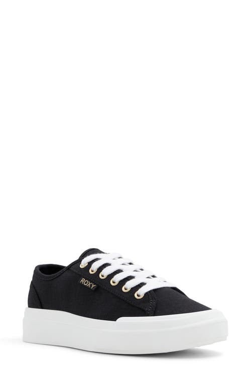 Roxy Marina Sneaker in Black 