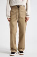 NAHMIAS Drawstring Cotton Twill Trousers
