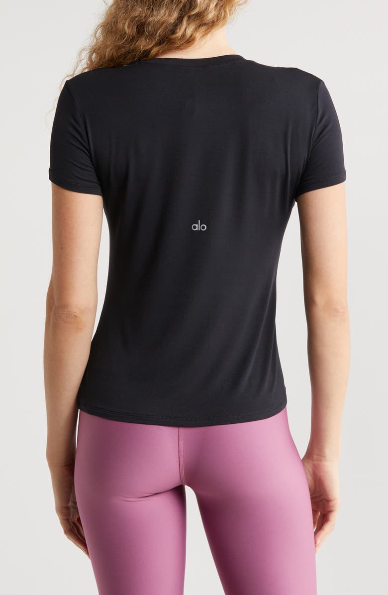 Alo Stretch T-Shirt, Alternate, color, 