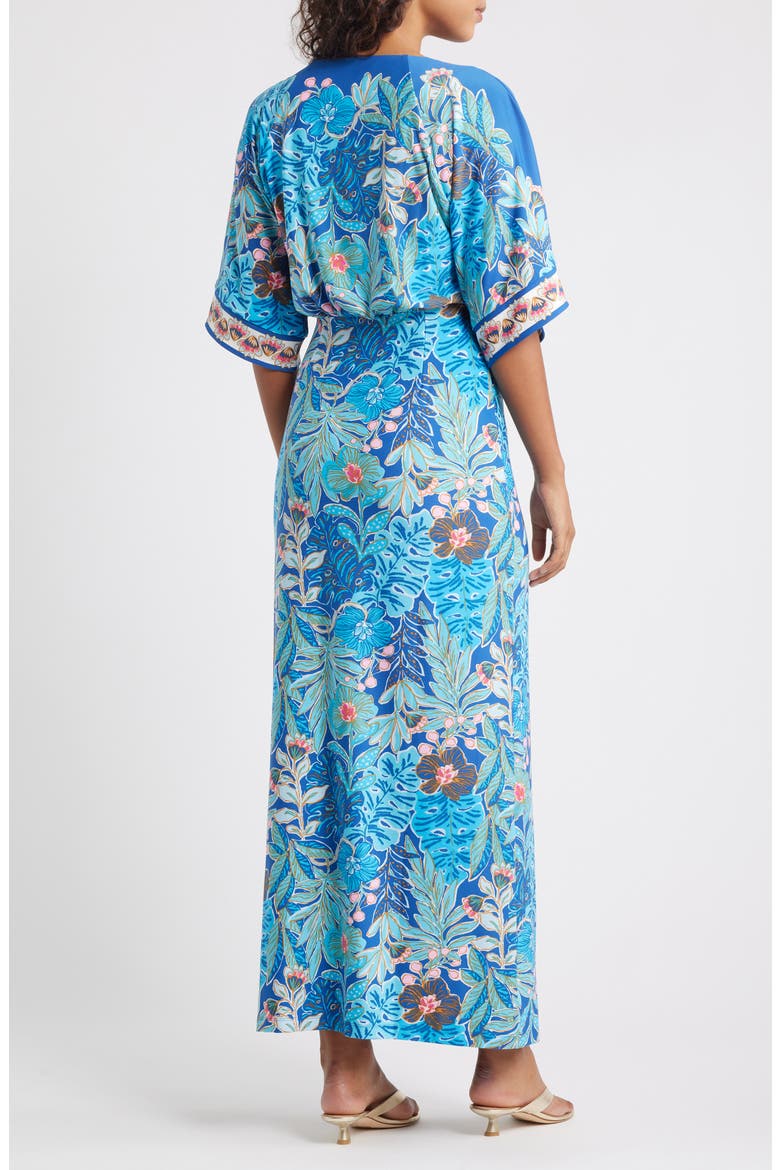 Adalyn Floral Maxi Dress, Alternate, color, STARLIGHT NAVY BEST FOREVER