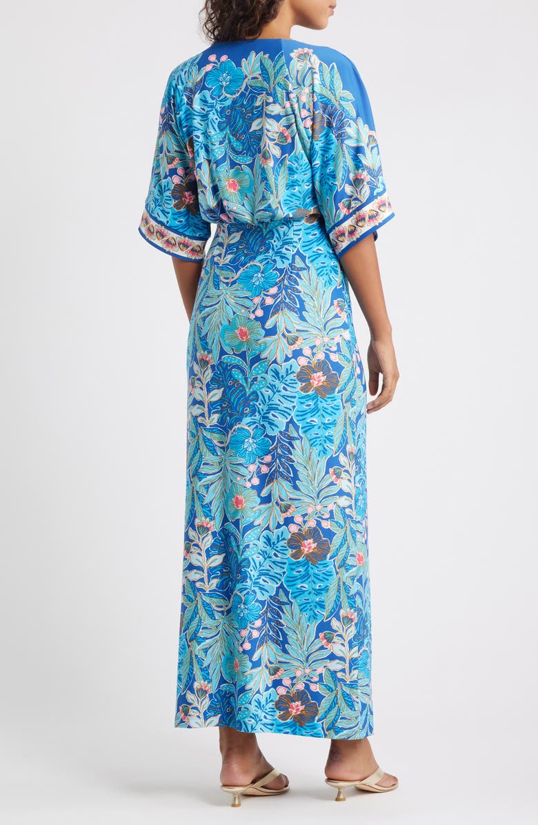 Lilly Pulitzer<sup>®</sup> Adalyn Floral Maxi Dress, Alternate, color, Starlight Navy Best Forever