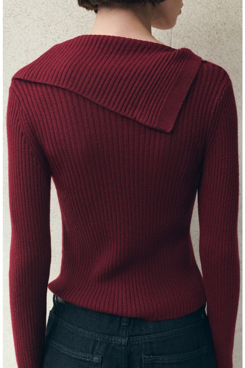 Almansa Shawl Collar Cardigan, Alternate, color, RED
