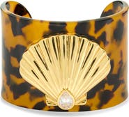 FRASIER STERLING Zanzibar Shell Cuff Bracelet