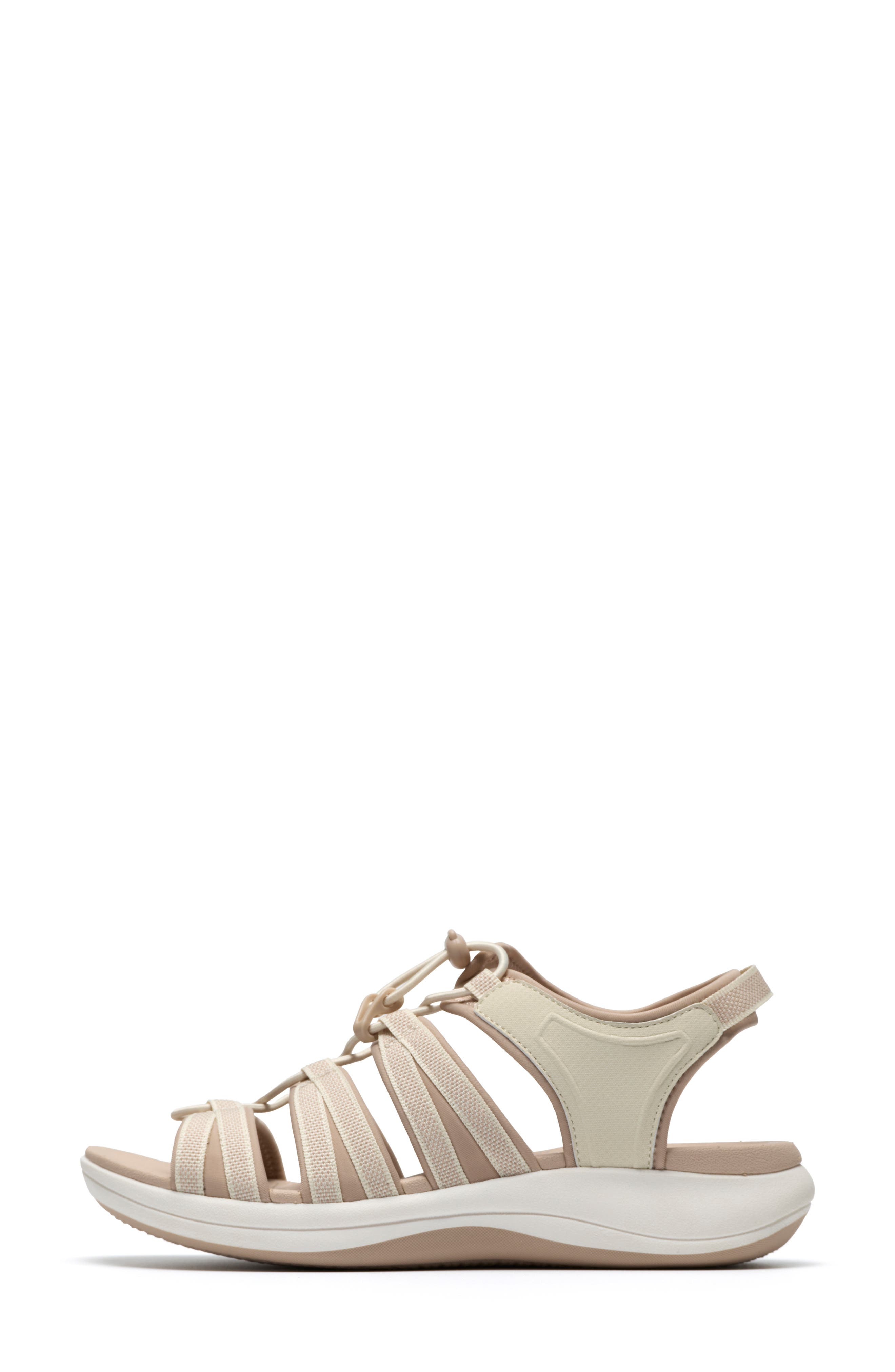 Clarks<sup>®</sup> Mira Mabel Fisherman Sandal, Alternate, color, Cream