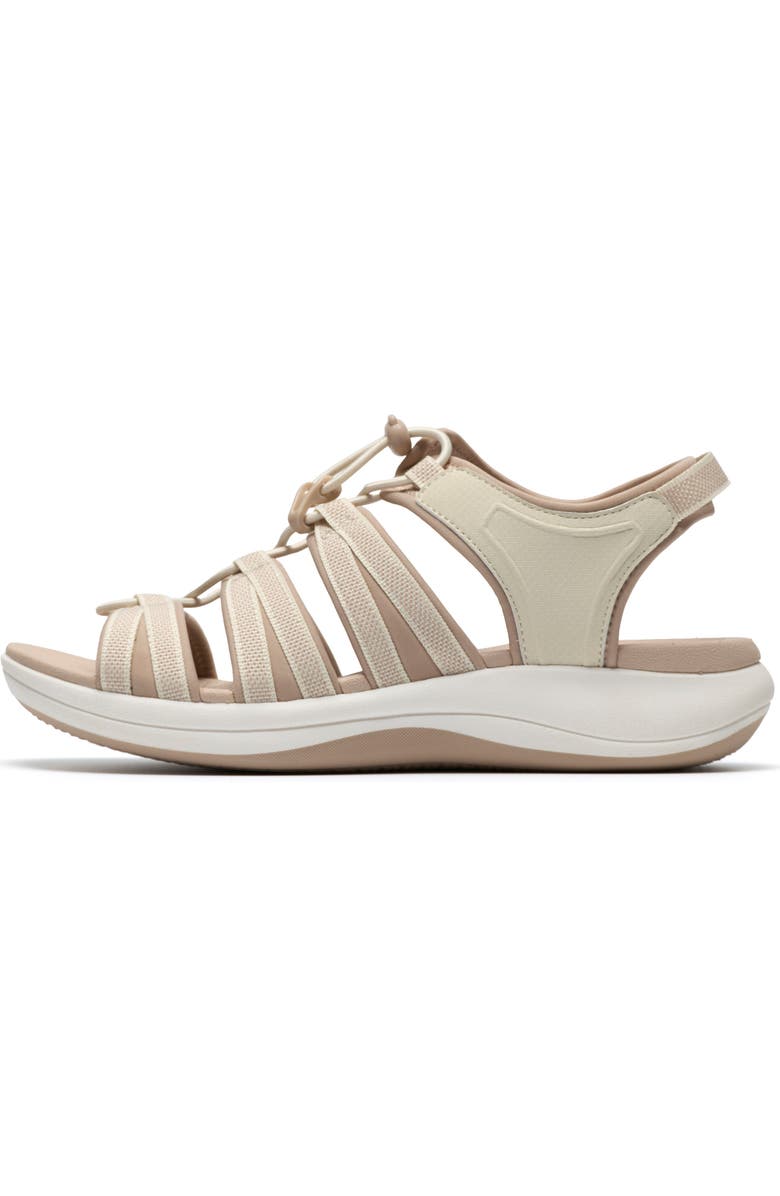 Clarks<sup>®</sup> Mira Mabel Fisherman Sandal, Alternate, color, Cream