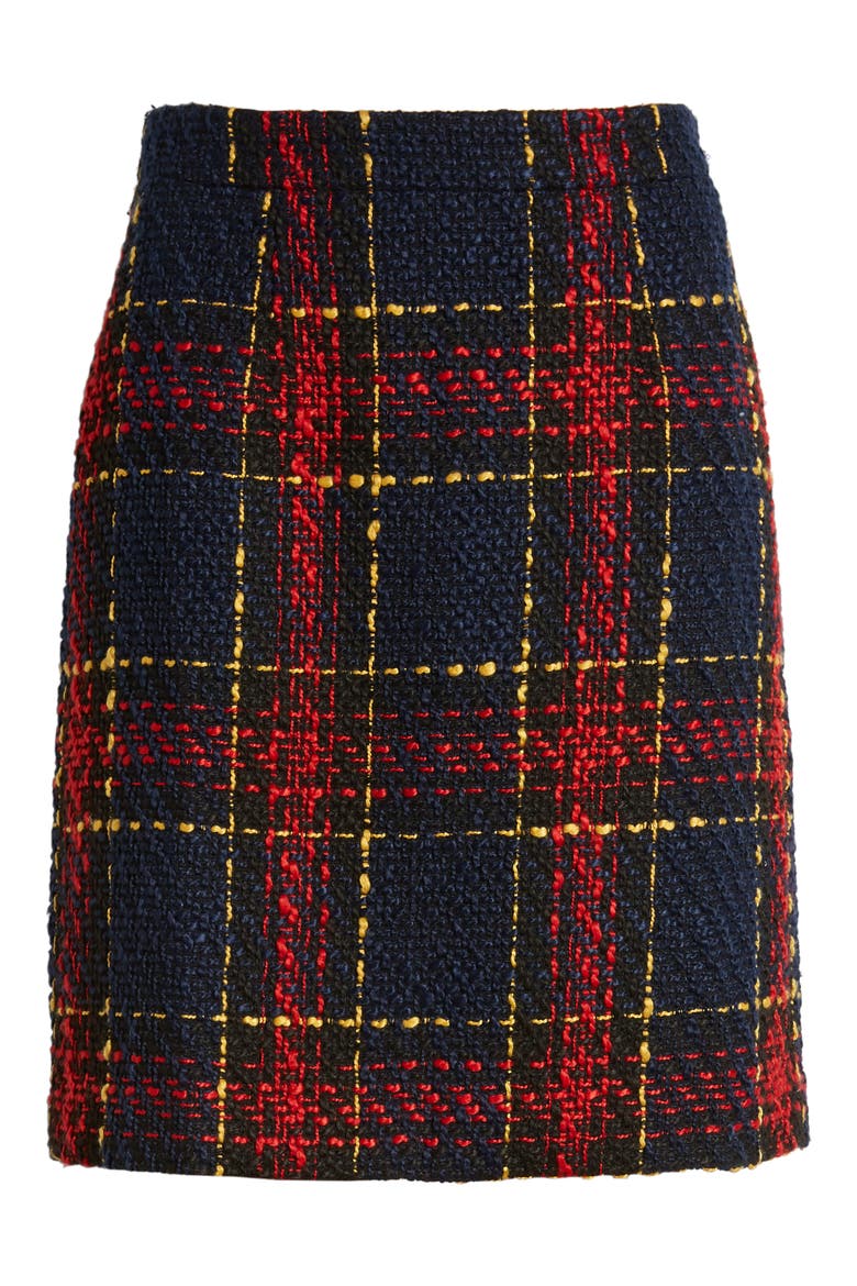 Tweed Miniskirt, Alternate, color, BLACK MULTI TWEED