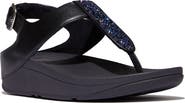 FitFlop Fino Crystal T-Strap Sandal