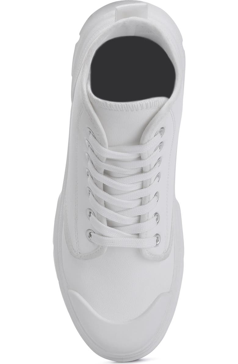 LONDON RAG Roxane Chunky Combat Boot, Alternate, color, White