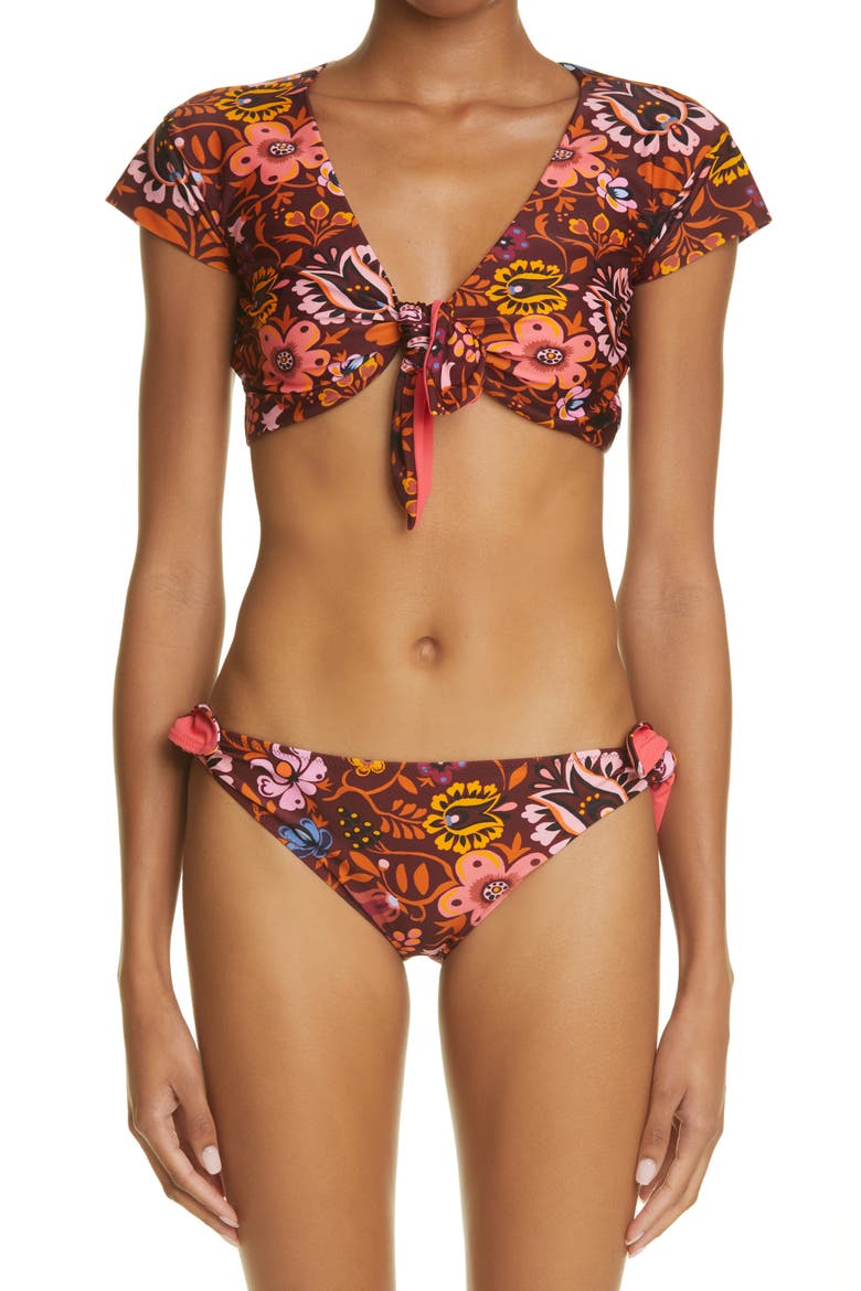 Reversible Bikini Bottoms (Nordstrom Exclusive), Alternate, color, SELVA