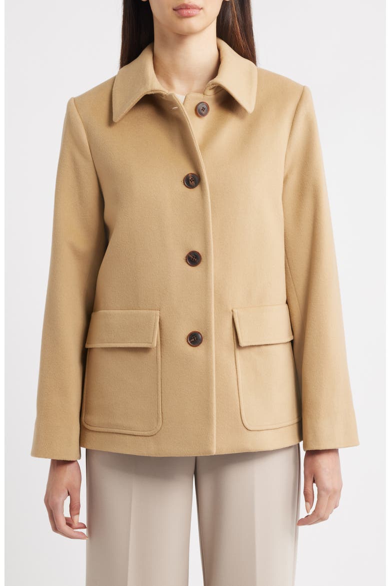 Dylan Wool Barn Jacket, Main, color, CAMEL