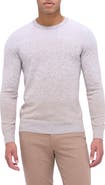 Bugatchi Pattern Crewneck Merino Wool Sweater