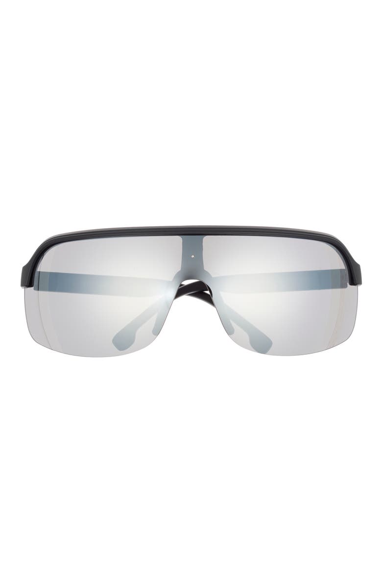 146mm Shield Sunglasses, Main, color, BLACK
