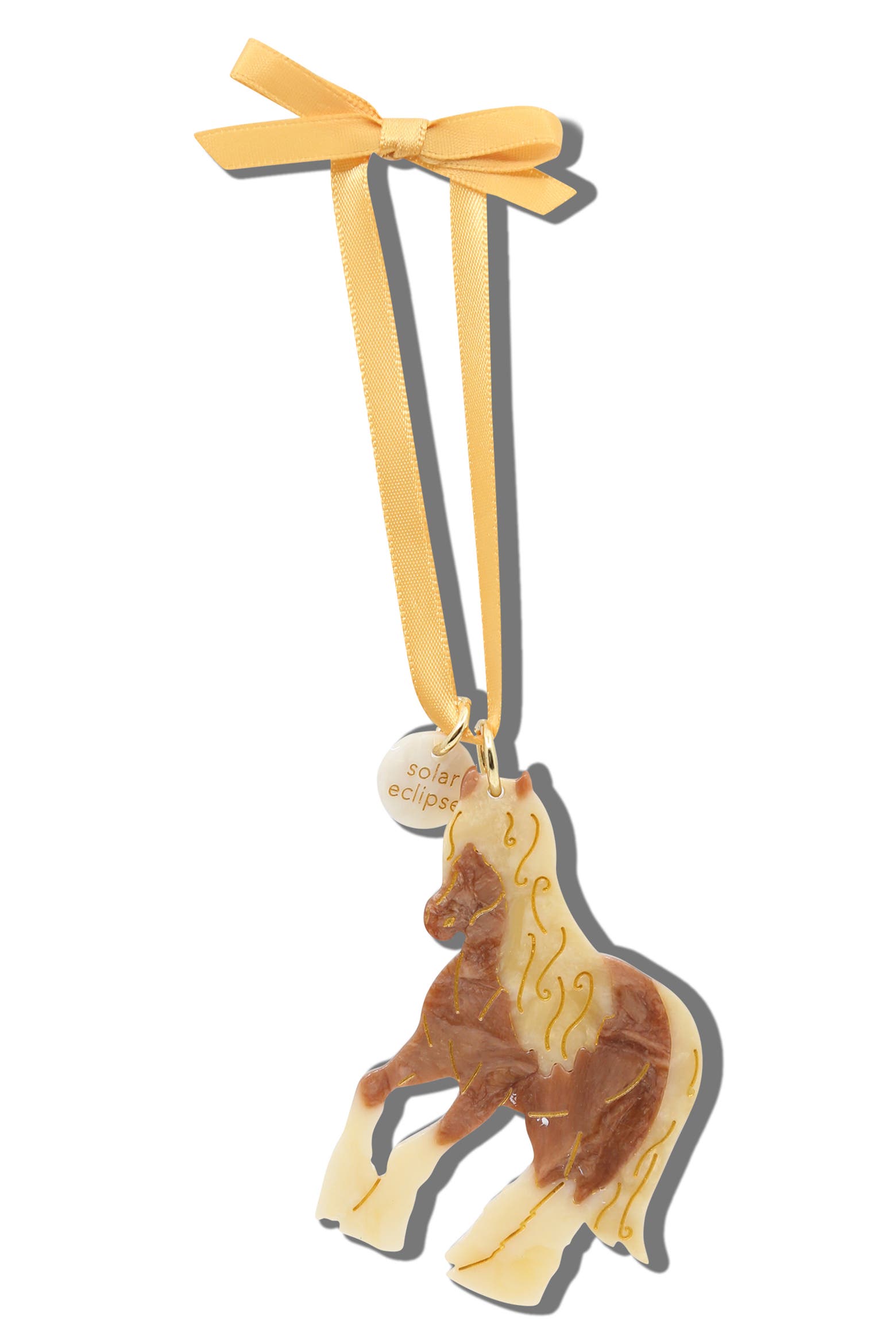 Hoarse Hand Solar Eclipse Hand-Painted Horse Ornament | Nordstrom
