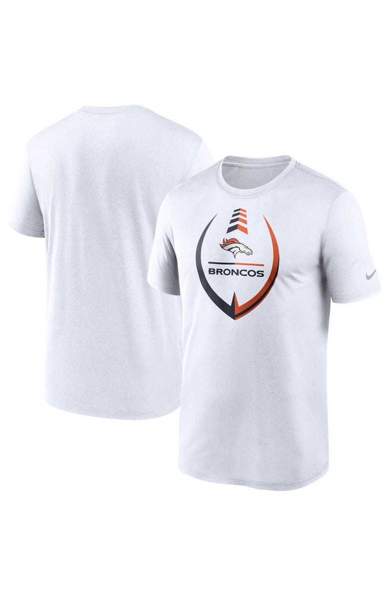 Nike Men's Nike White Denver Broncos Icon Legend Performance T-Shirt, Main, color, 