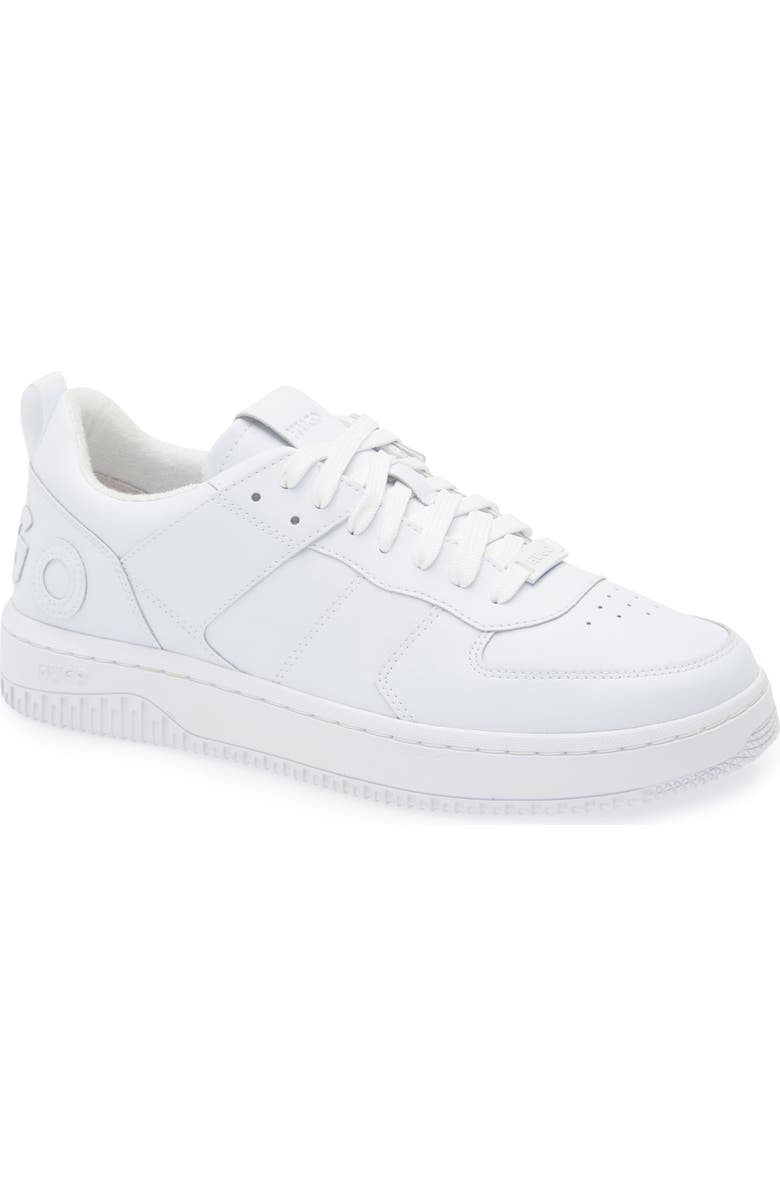 BOSS Kilian Tenn Low Top Sneaker, Main, color, White