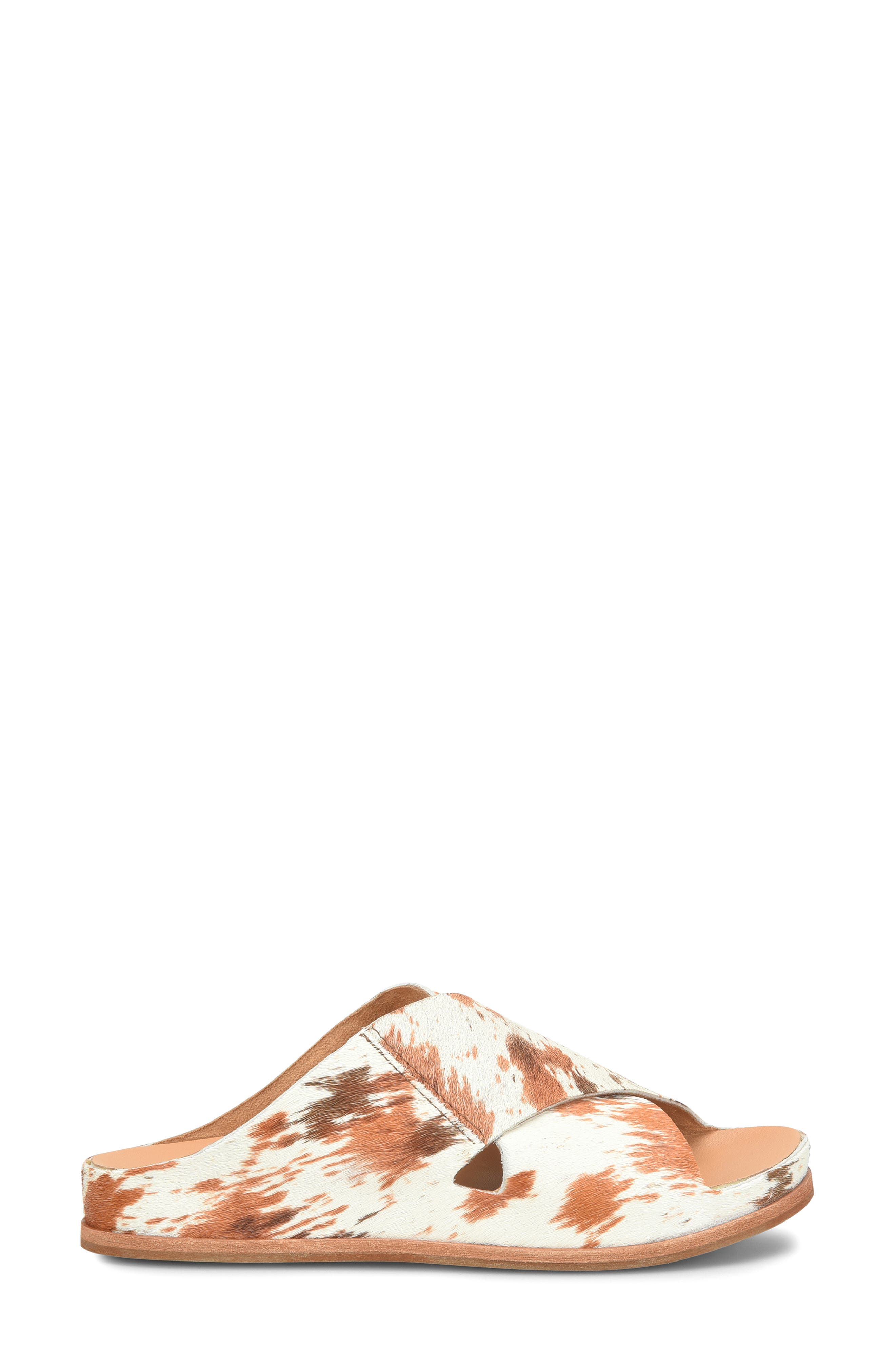 Kork-Ease<sup>®</sup> Tutsi Genuine Calf Hair Platform Slide Sandal, Alternate, color, Multi Calf Hair