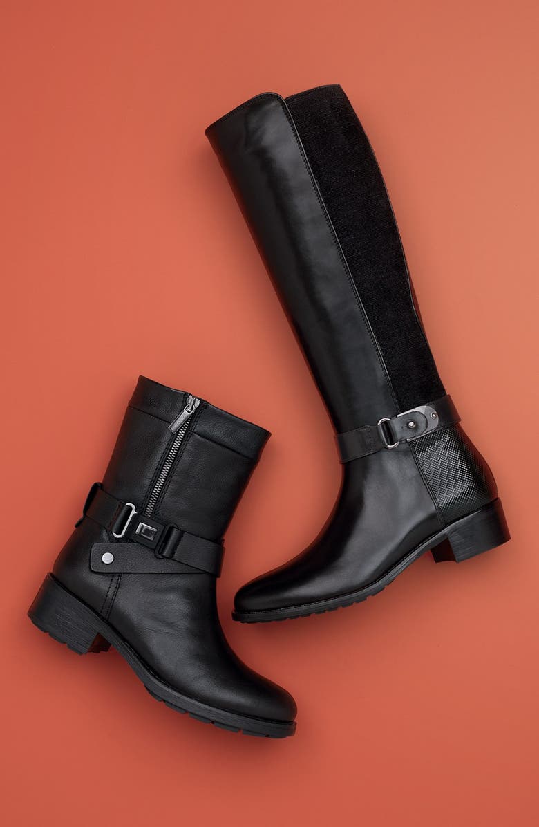 Aquatalia 'Sami' Weatherproof Moto Boot, Alternate, color,