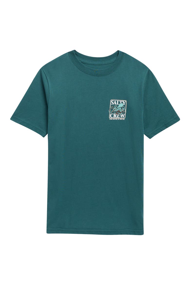 Kids' Slinger Cotton Graphic T-Shirt, Main, color, ATLANTIC BLUE