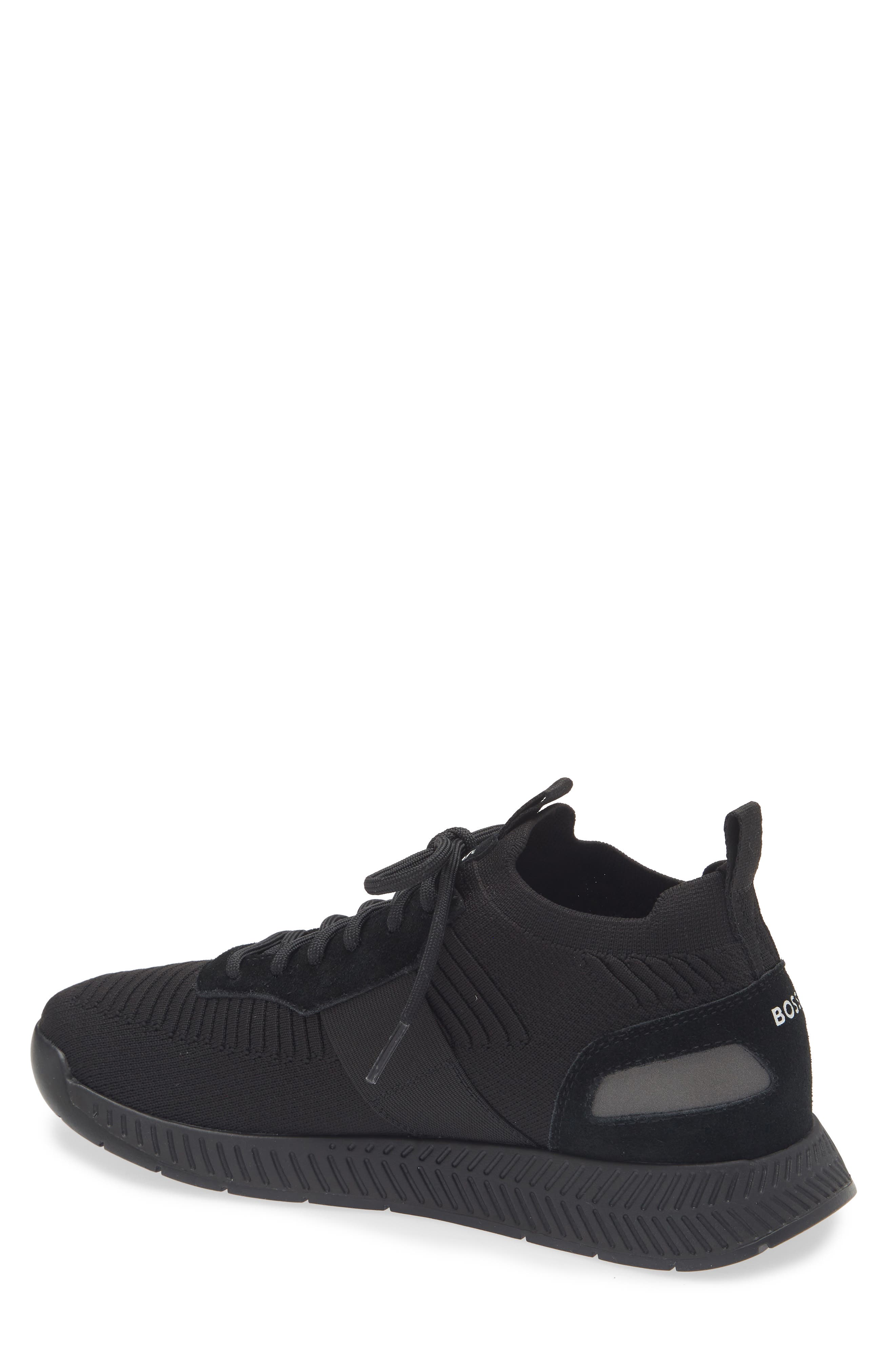BOSS Titanium Sneaker, Alternate, color, Black