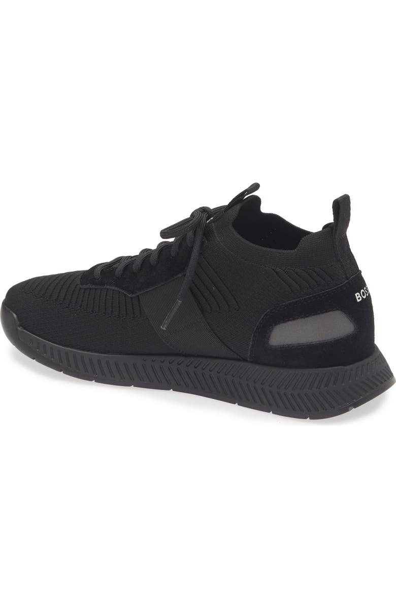 BOSS Titanium Sneaker, Alternate, color, Black