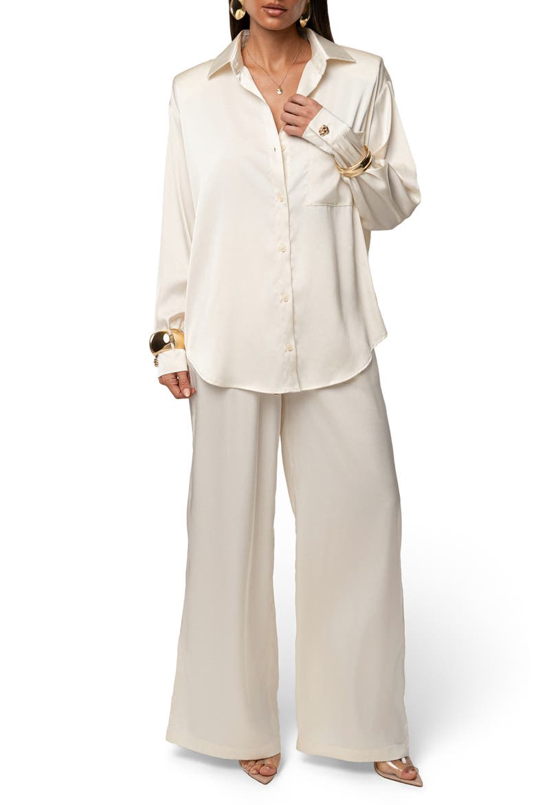 Sunny Day Wide Leg Pants, Alternate, color, IVORY
