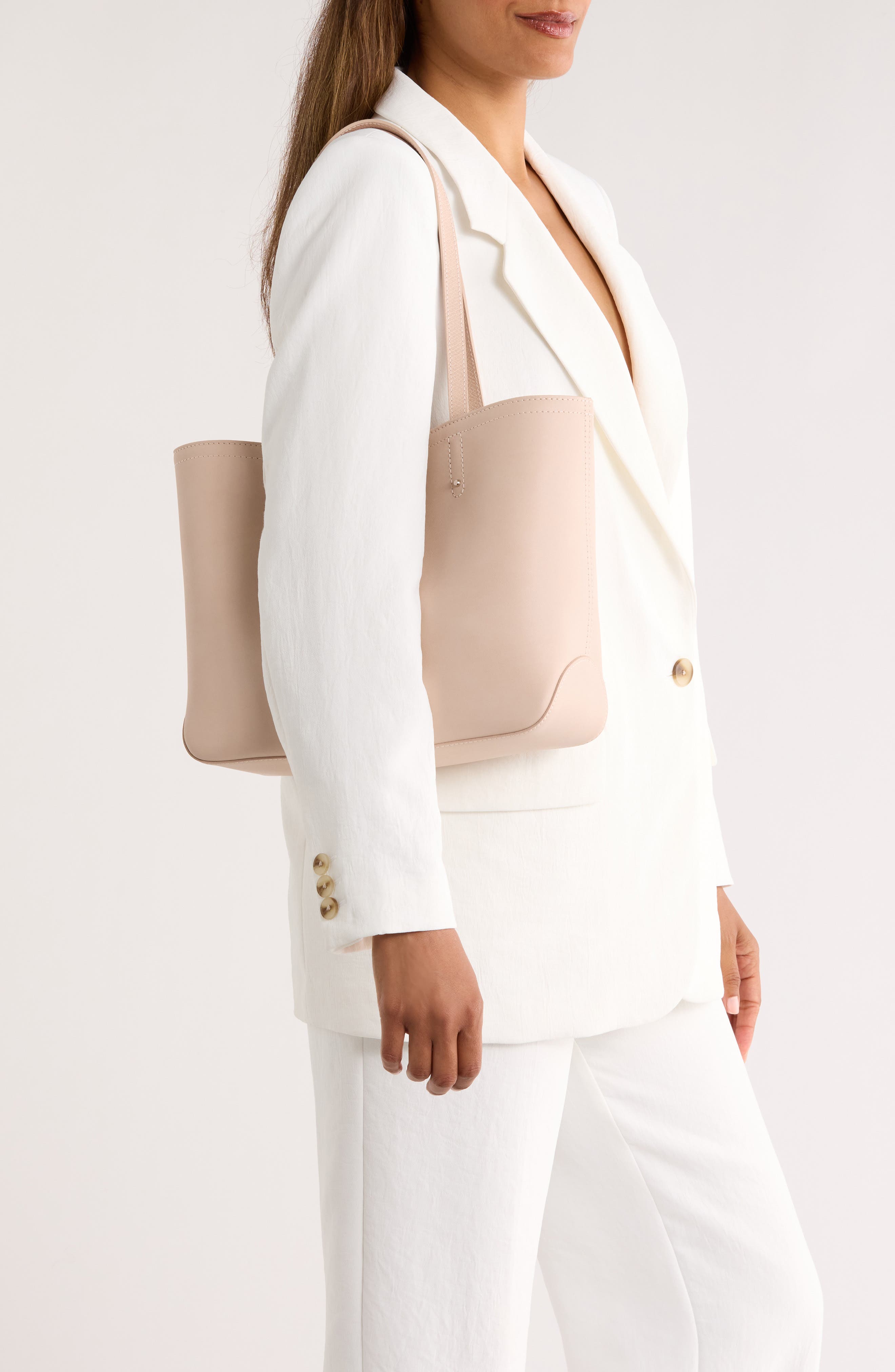 Longchamp Cavalcade Medium Leather Tote, Alternate, color, 