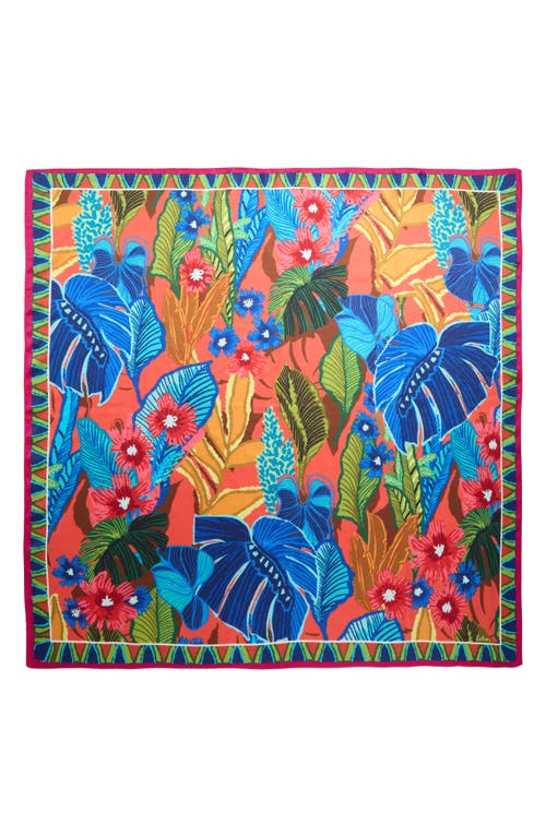 Echo Rainforest Silk Square Scarf