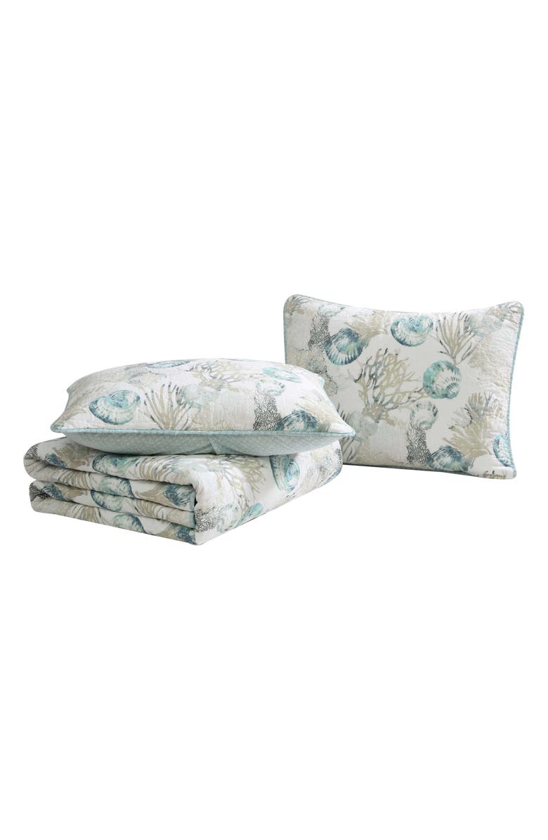 Tommy Bahama Freeport Cotton Quilt & Sham Set, Main, color, 