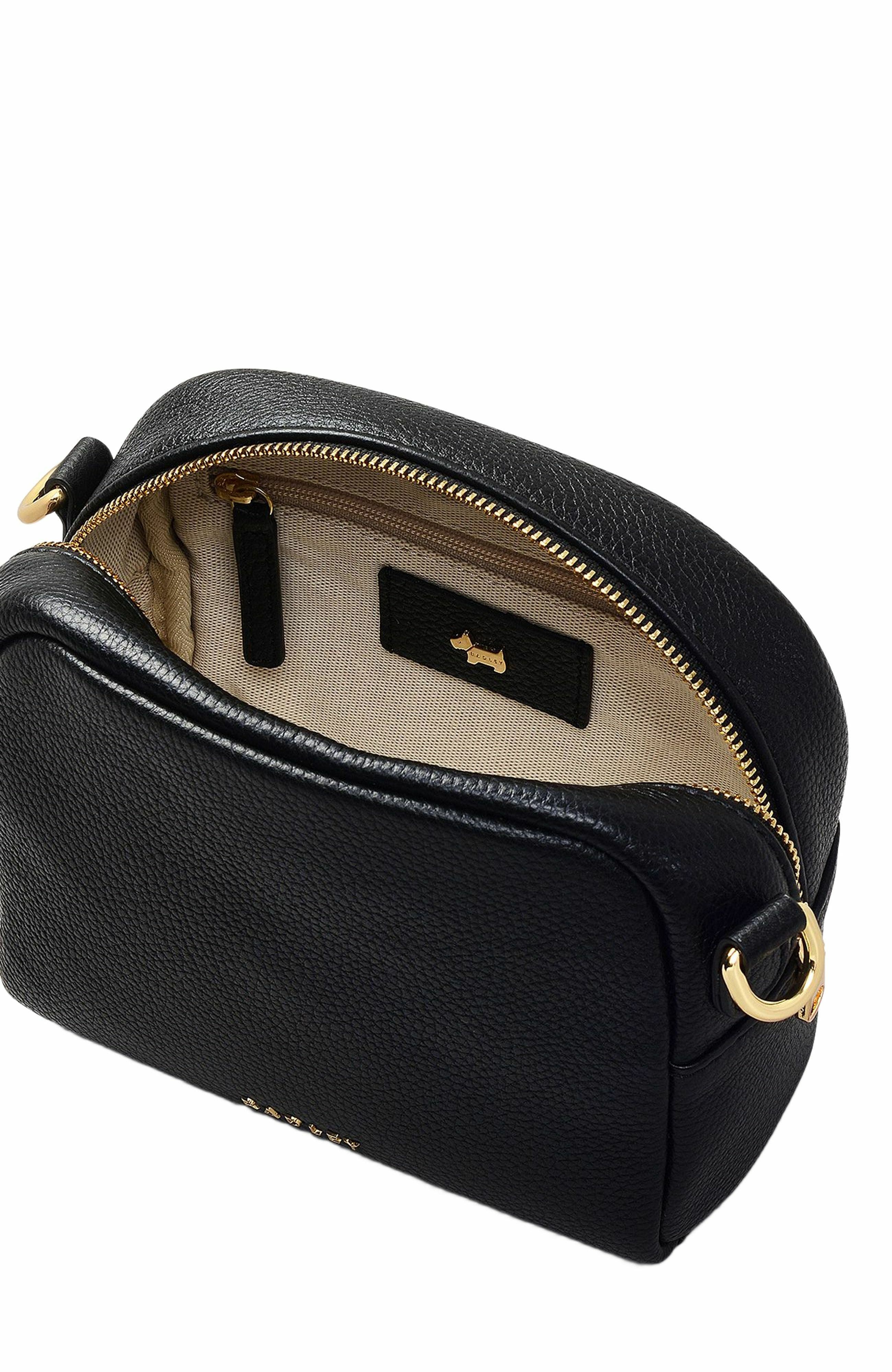 Radley The Daily Small Zip Around Crossbody Bag, Alternate, color, Black