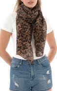 Nicole Miller Pleated Oblong Scarf