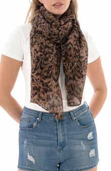 Nicole Miller Pleated Oblong Scarf