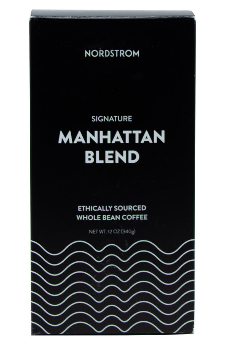 Nordstrom Manhattan Blend Ethically Sourced 2-Pack Whole Bean Coffee, Alternate, color, Black