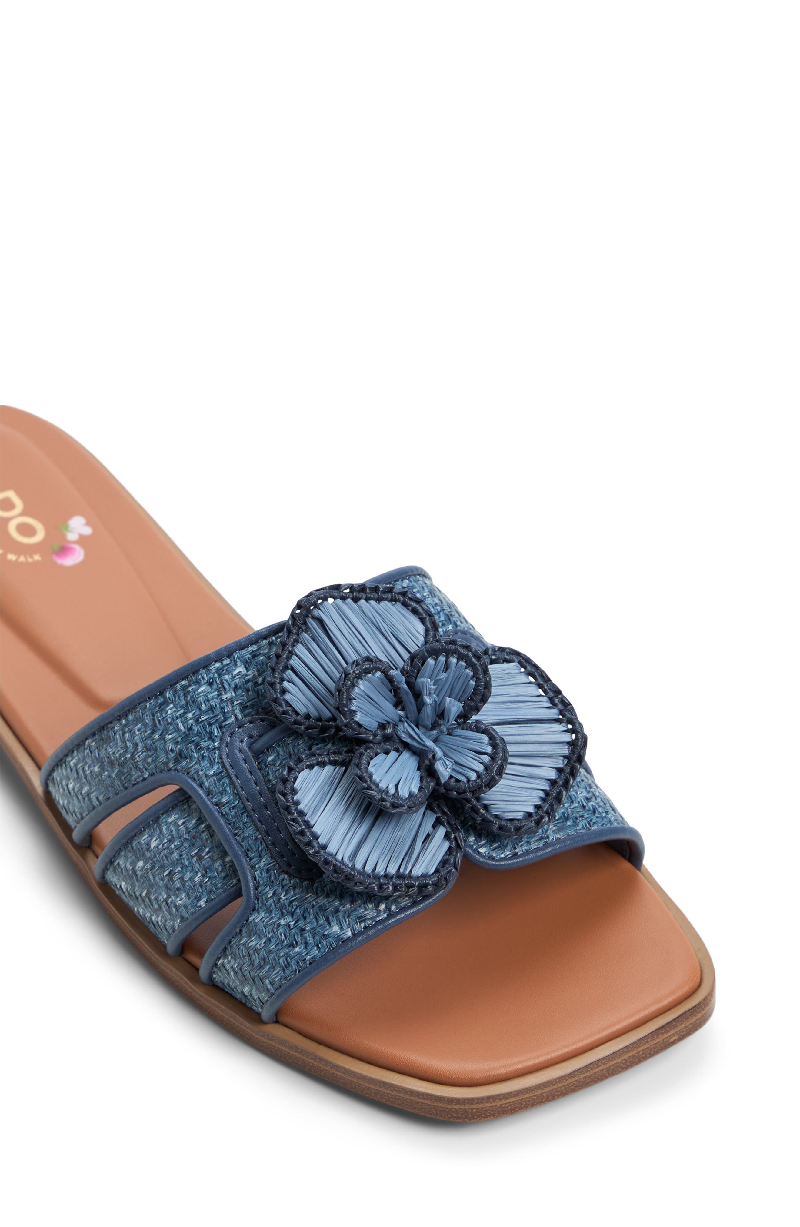 ALDO Seaflower Slide Sandal, Alternate, color, 
