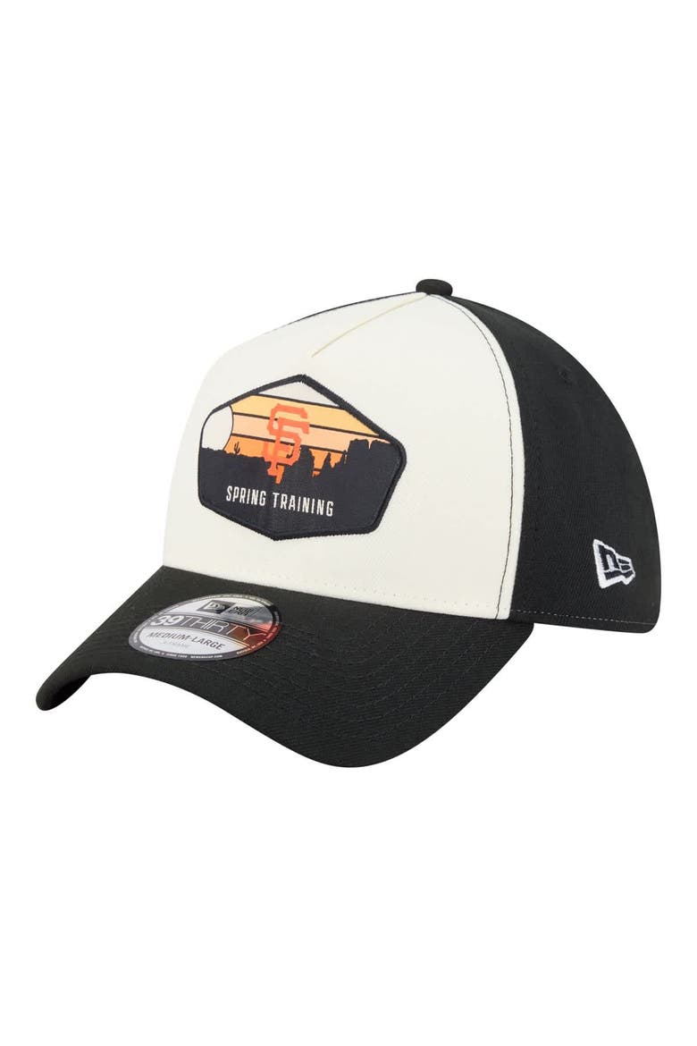 Men's New Era  Stone San Francisco Giants 2026 Spring Training Fan Pack Gradient 39THIRTY Flex Hat, Main, color, Stone