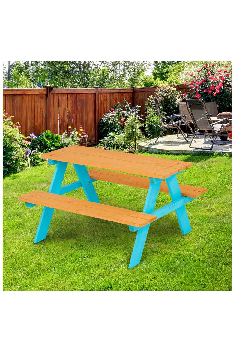Outdoor Picnic Table Set, Alternate, color, ASSORTED