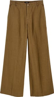 Madewell Zoe Relaxed Wide Leg Linen Pants