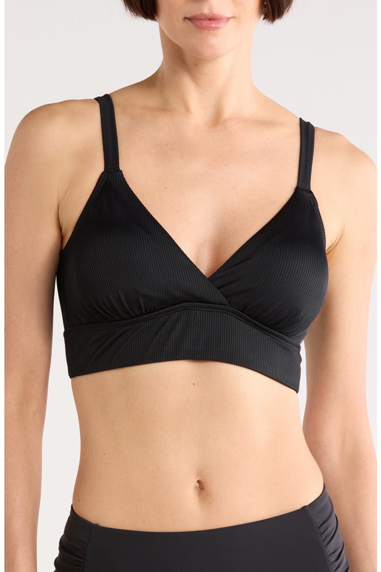 Sizzle Underwire Bikini Top, Main, color, BLACK
