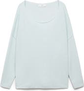MANGO Boat Neck Sweater