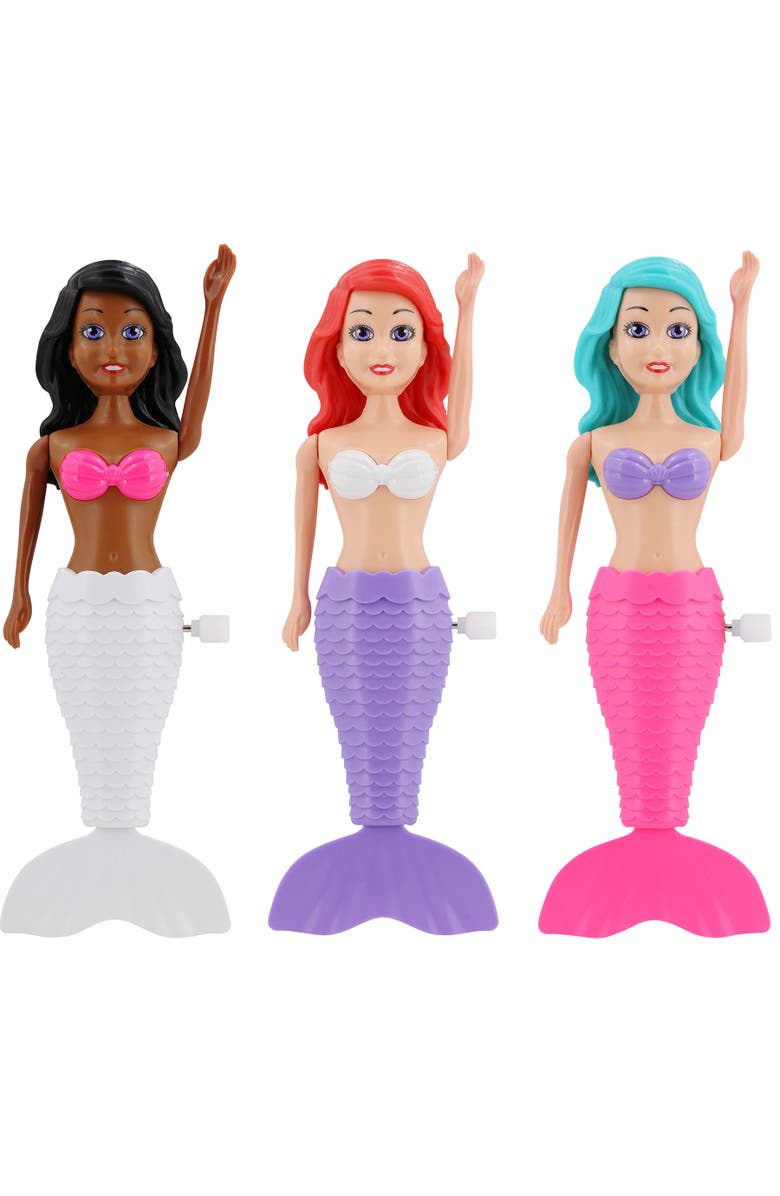 Banzai 3 Piece Splash 'N Go Mermaid Pool Toy Dive Set, Main, color, Multicolored