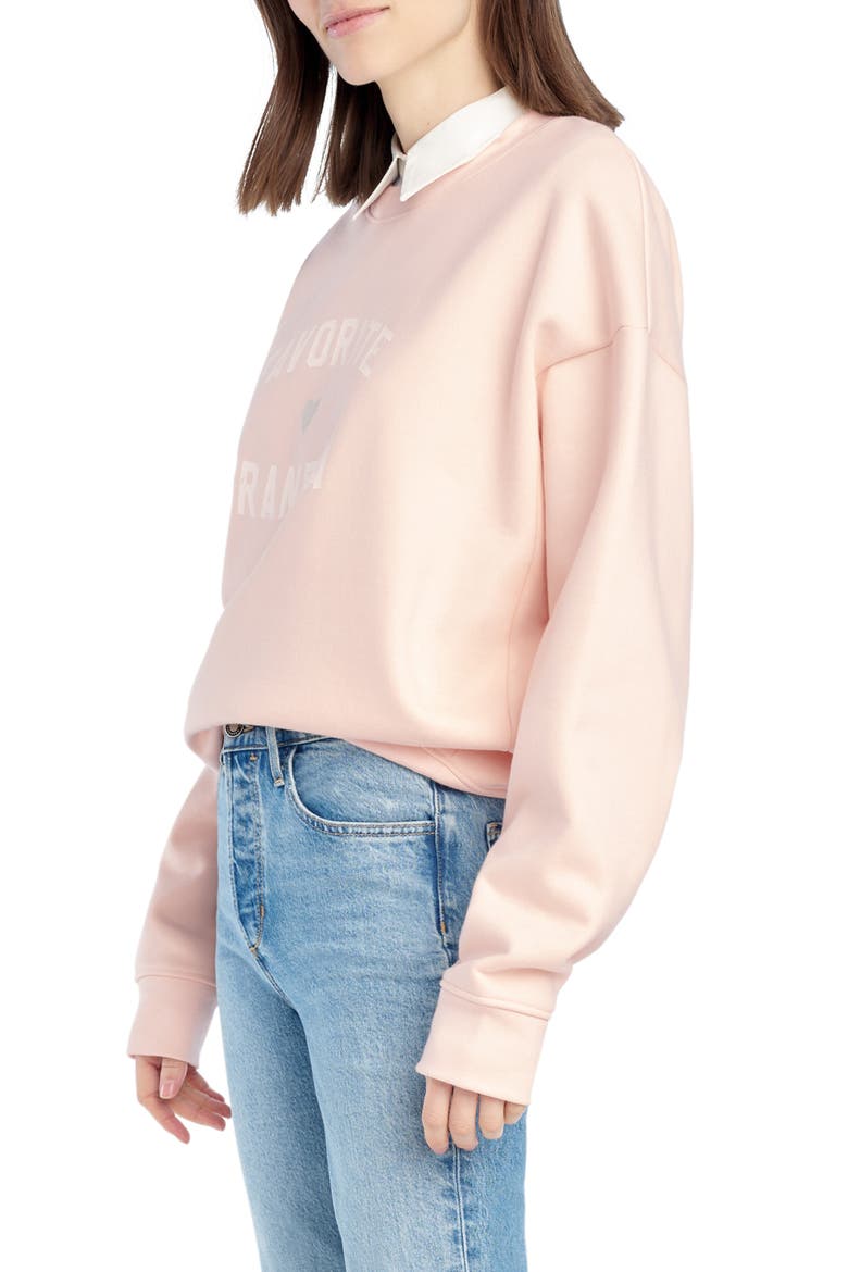 Favorite Grandma Sweatshirt, Alternate, color, PALE PINK/ GARDENIA