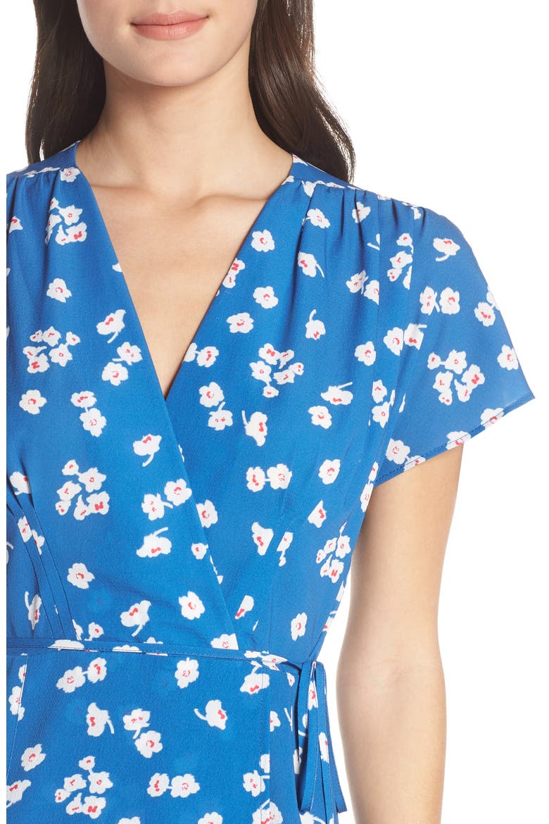 Verona Floral Dress, Alternate, color, VINTAGE BLUE MULTI
