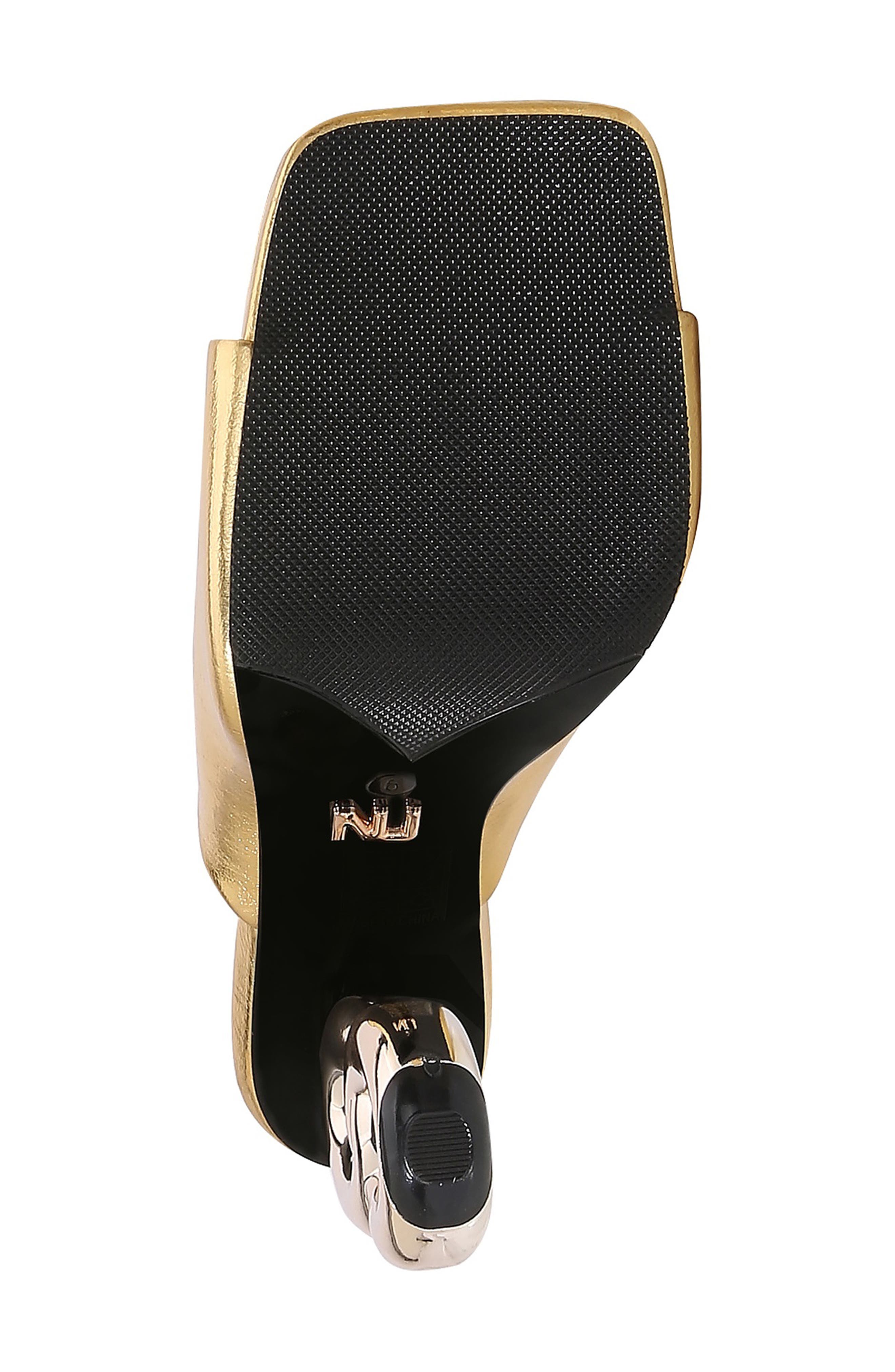Cancun Slide Sandal, Alternate, color, GOLD