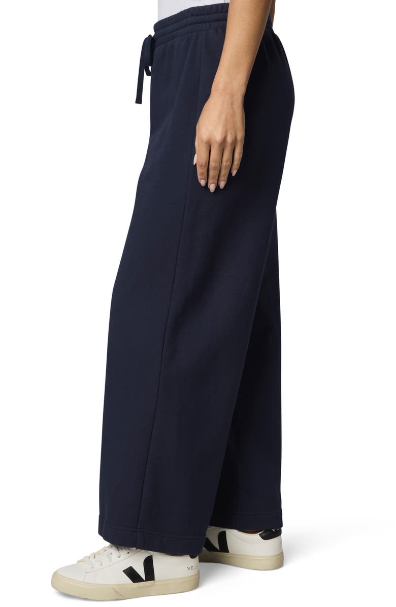 Splendid Matilda Wide Leg Terry Pants, Alternate, color, Navy Blue