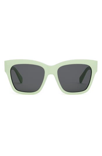 Celine Triomphe 55mm Round Sunglasses In Multi