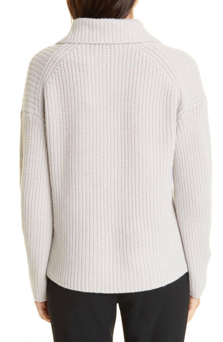 Vince Collared Wool & Cashmere Sweater, Alternate, color, 