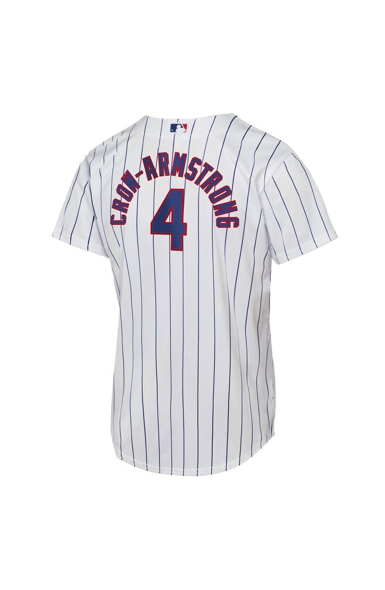 Nike Youth Nike Pete Crow-Armstrong White Chicago Cubs Home Replica Player Jersey, Alternate, color, White