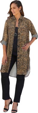 Jessica London Sheer Georgette Mega Tunic
